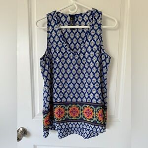 Francesca’s Blue Rain Blue Tank